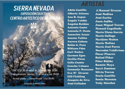 Exposición colectiva Sierra Nevada